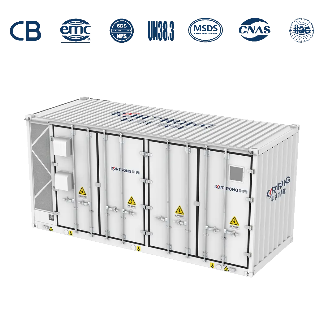 Væskekølet battericontainer